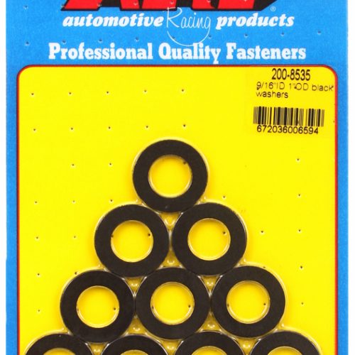 9/16″ ID WASHERS, NO CHAMFER  1″ OD, .120″ THICK, 10-PK