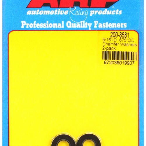 5/16″ ID WASHERS, WITH CHAMFER.675″ OD, .120″ THICK, 2-PK