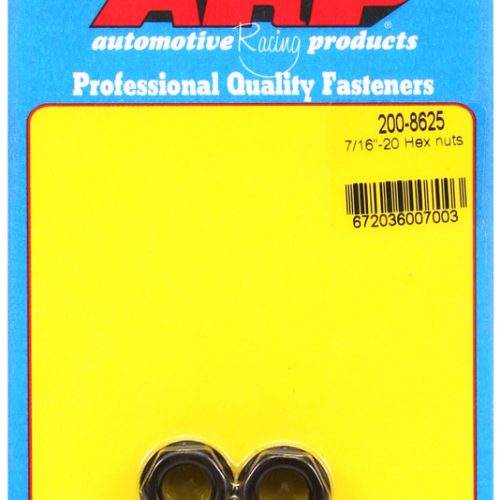 HEX NUTS 7/16-20 UNF (2)      5/8″ WRENCH, NO COLLAR