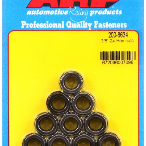 HEX NUTS 3/8-24 UNF (10)      9/16″ WRENCH, NO COLLAR