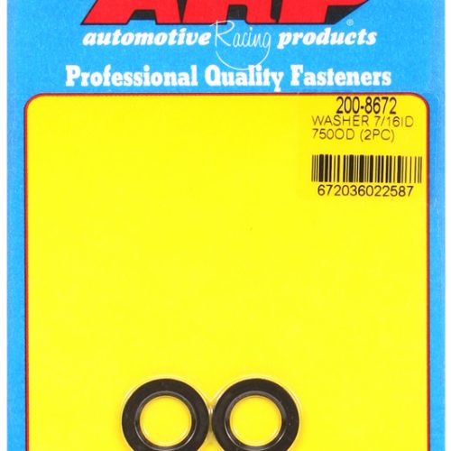 7/16″ ID WASHERS, WITH CHAMFER.750″ OD, .073″ THICK, 2-PK