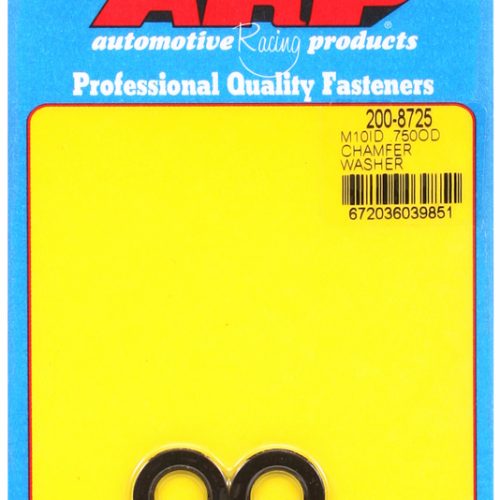 10MM ID WASHERS, WITH CHAMFER .750″ OD, .120″ THICK, 2-PK