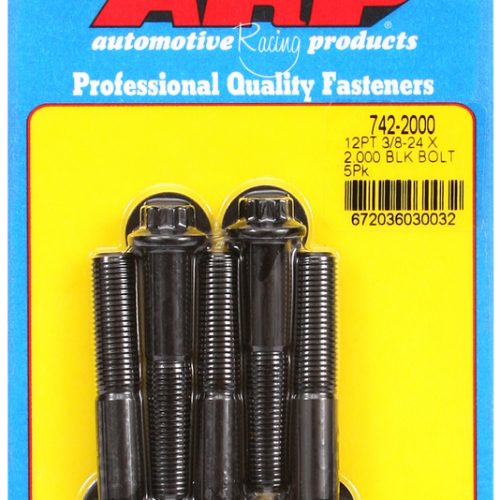 12PT BOLTS 3/8″ UNF x 2.00″ 3/8″ WRENCH (5-PACK) 3/8-24