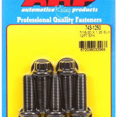 12PT BOLTS 7/16″ UNF x 1.25″ 7/16″ WRENCH (5-PACK) 7/16-20