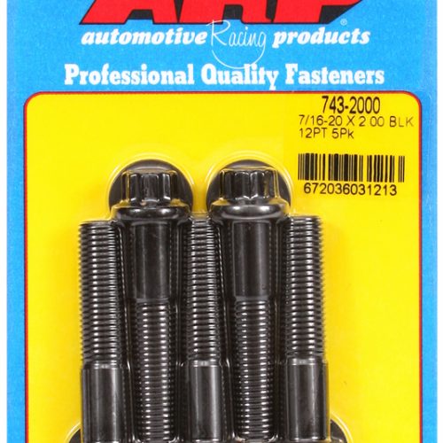 12PT BOLTS 7/16″ UNF x 2.00″ 7/16″ WRENCH (5-PACK) 7/16-20