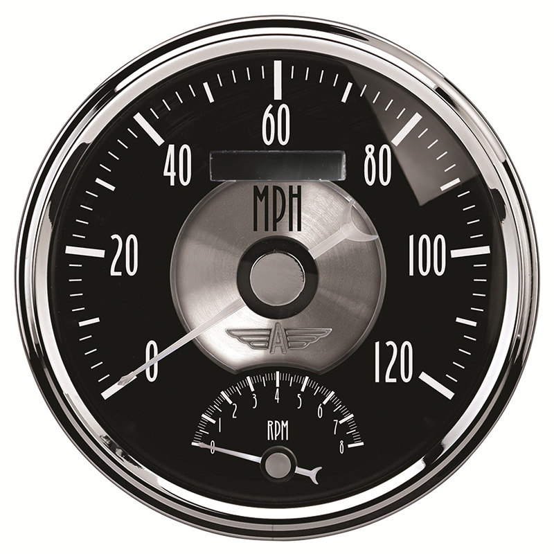 BLACK DIAMOND TACH/SPEED COMBO5" 120MPH / 8,000RPM, ELECTRIC