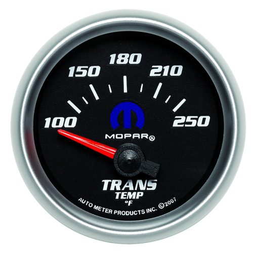 2-1/16″ TRANS TEMP 100-250F   BLUE MOPAR LOGO, BLACK FACE