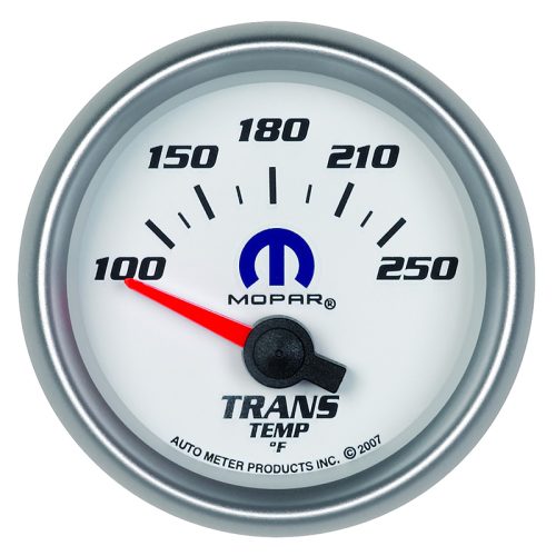 2-1/16″ TRANS TEMP 100-250F BLUE MOPAR LOGO, WHITE FACE