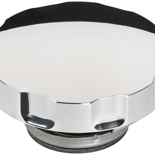 BILLET RADIATOR CAPS NOTCHGRIP16LB PLAIN POLISHED LARGE SIZE
