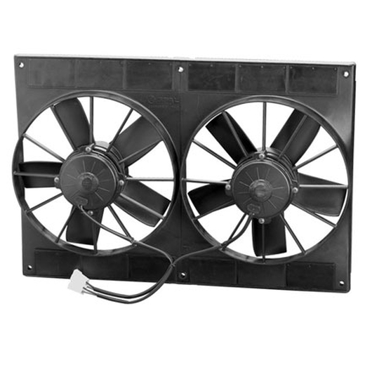11" TWIN ELEC FANS WITH SHROUD2713 cfm BALANCED BLADES