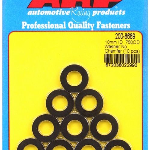 M10mm ID 3/4 OD .120′ THICK   *10PK* PREMIUM MOLY WASHER BLK
