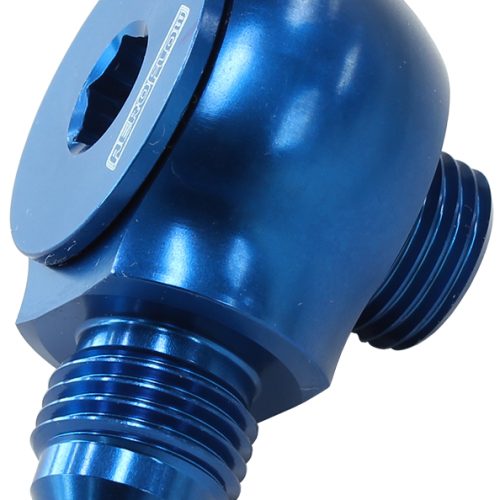 SLIMLINE -8ORB TO -6AN 90 DEG FOR USE IN TIGHT RADIUS AREA