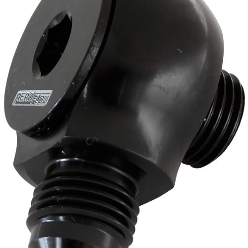 SLIMLINE -6ORB TO -6AN 90 DEG FOR USE IN TIGHT RADIUS AREA