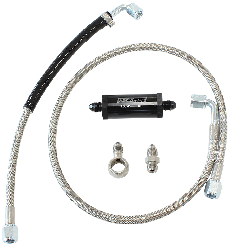 FORD XR6 FG TURBO FEED LINE KIT INLINE BARRA 30 MICRON