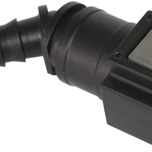 PUSH ON 5/16″ EFI FITTING TO  5/16″ / 7.94MM BARB 45 DEGREE