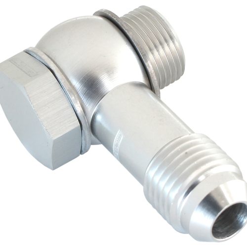 HOLLEY FITECH 9/16″-24 to -6 INLET FITTING KIT SILVER