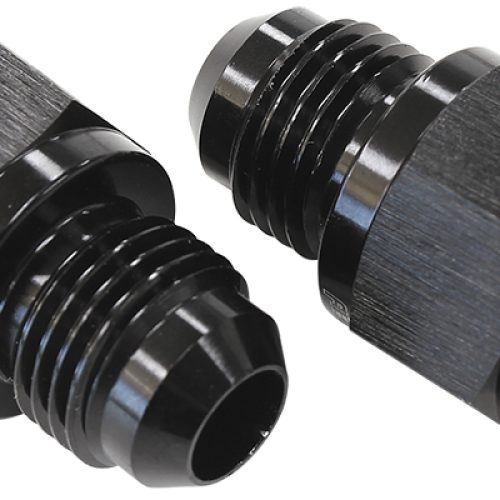 AEROFLOW VE & VF trans cooler radiator adapt f/male to -6AN