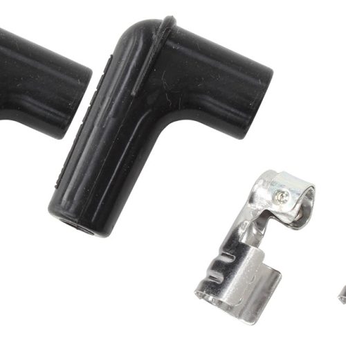 SPARK PLUG BOOTS & TERMINALS  90 DEG. 2 BOOTS & 2 TERMINALS