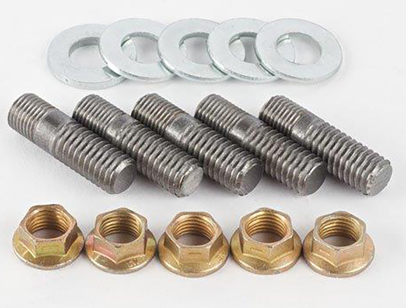 SPINDLE MOUNT BRAKE ROTOR STUDKIT 5x 3/8" STUD NUTS & WASHER