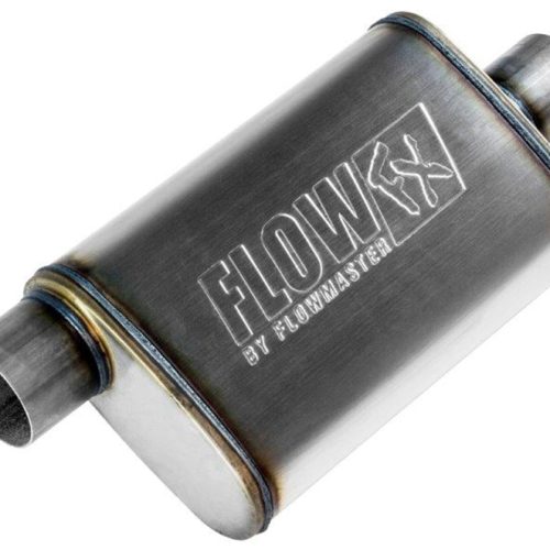 FLOWFX STAINLESS 3.00″ MUFFLEROFFSET IN / CENTER OUT
