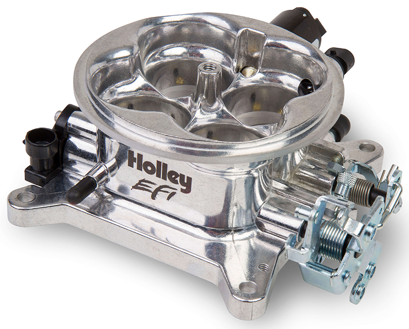 HOLLEY MPFI THROTTLE BODY POLISHED