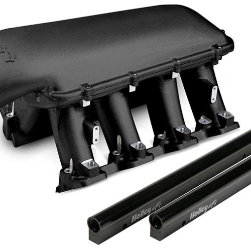 EFI HI-RAM LS1-2-6, w/92MM T/BFRONT MOUNT, CATHEDRAL BLACK