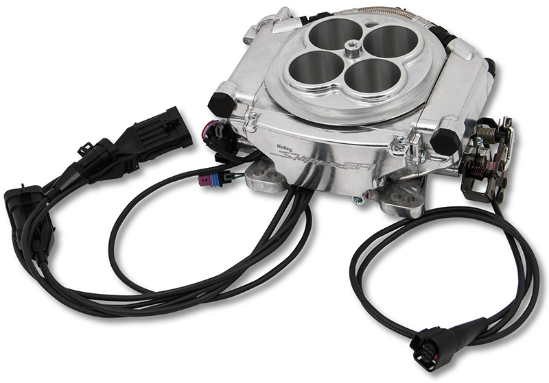 SUPER SNIPER 4BBL EFI SYSTEM 4 INJECTORS, 650HP, POLISHED