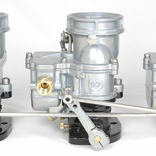 STROMBERG 3 X 2 PROG LINKAGE SUIT EDELBROCK 38-53 TRIPOWER