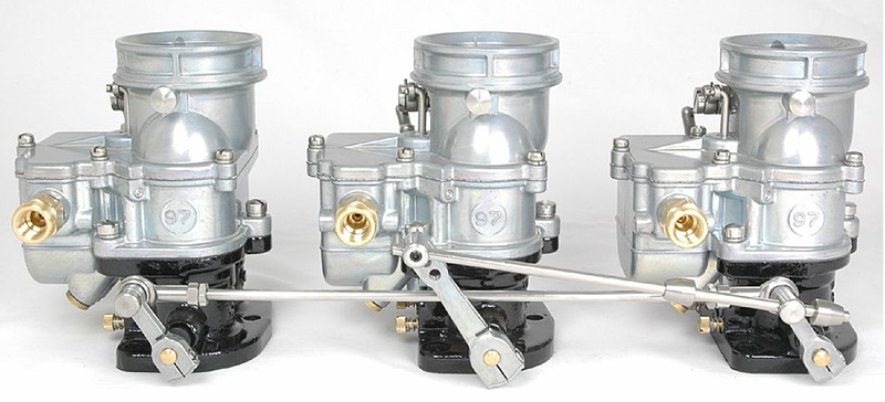 STROMBERG 3 X 2 PROG LINKAGE SUIT EDELBROCK 38-53 TRIPOWER