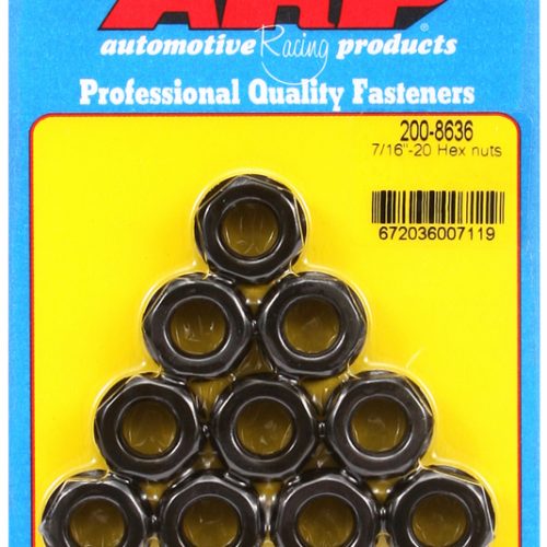HEX NUT 7/16-20 UNF (10) 11/16″ WRENCH, NO COLLAR