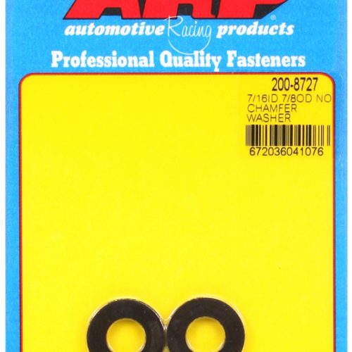 7/16″ ID WASHERS, NO CHAMFER  7/8″ OD, .120″ THICK, 2-PK