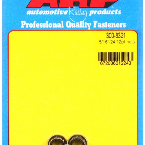 12-POINT NUTS 5/16-24 UNF (2) 3/8″ WRENCH, .526″ COLLAR