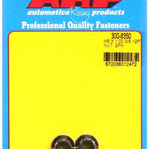 12-POINT NUTS M8x1.00 (2)     10mm WRENCH, .625″ COLLAR