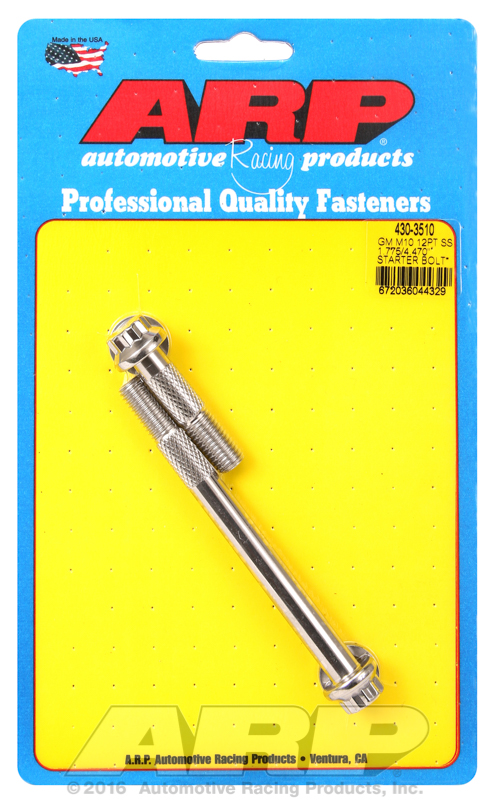 LS STARTER BOLT KIT, 12-POINT M10 X 1.775" / 4.470" LONG