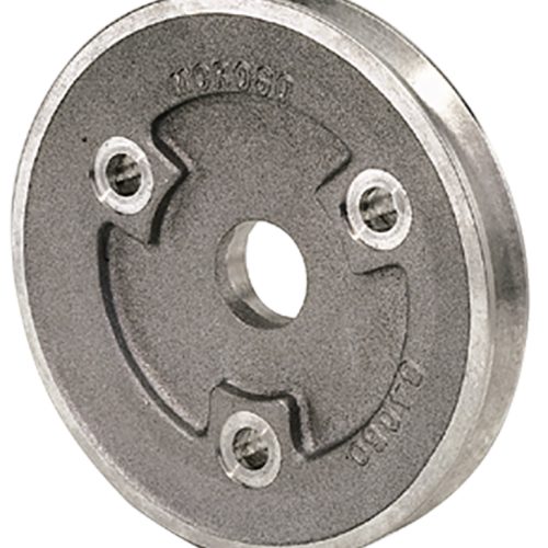 SBC 1V CRANK PULLEY, CAST ALUM5.25″ OD, SHORT PUMP, 3-BOLT