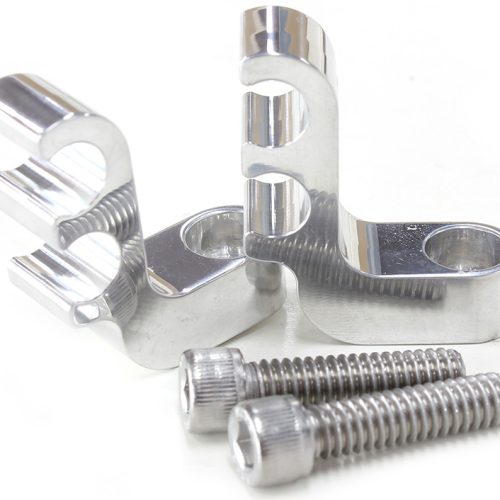 POLISHED 2 WIRE LEAD SEPARATORBOLT INTO VALVE COVER PAIR