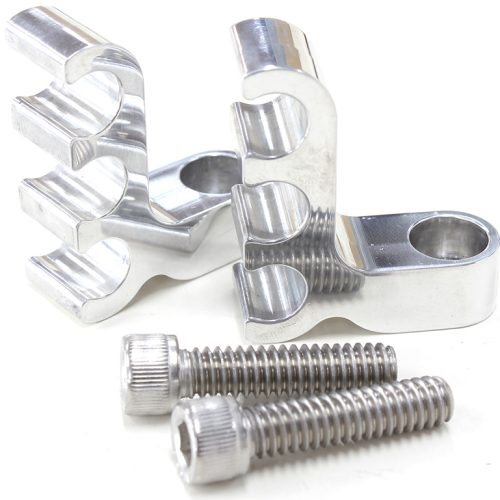 POLISHED 3 WIRE LEAD SEPARATORBOLT INTO VALVE COVER PAIR