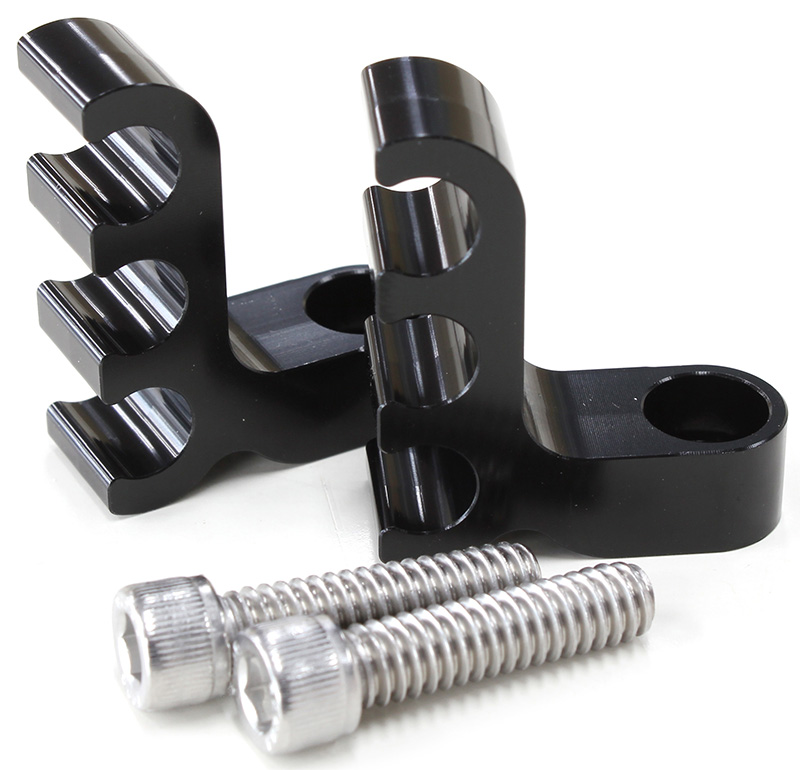 BLACK 3 WIRE LEAD SEPARATOR BOLT INTO VALVE COVER PAIR