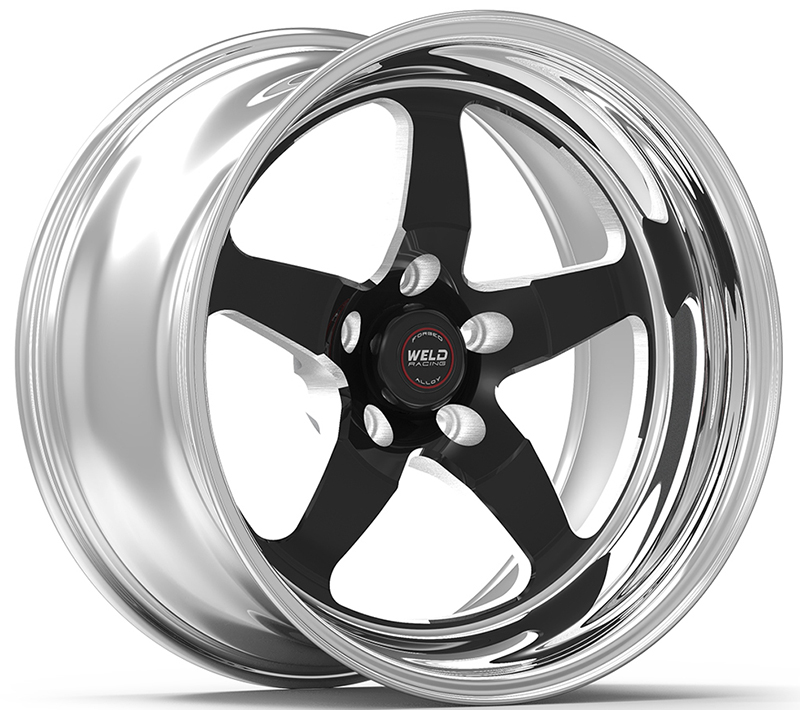 RT-S S71 15"x 8" 4.5"BC 5.5"BSBLACK, LOW PAD HT,