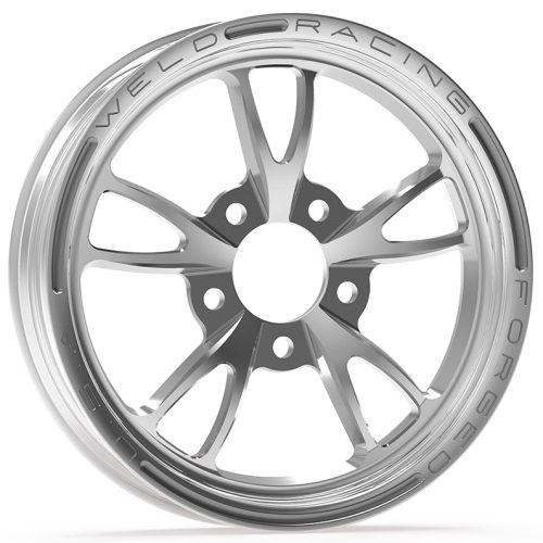 17×4.5″ FULL THROTTLE 2.25″B/SPOLISHED. 1 PIECE 5×4.75″