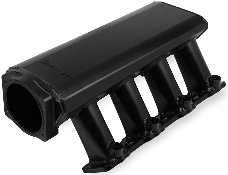 SNIPER EFI FABRICATED INTAKE MANIFOLD LS3 BLK 102MM W/FUEL