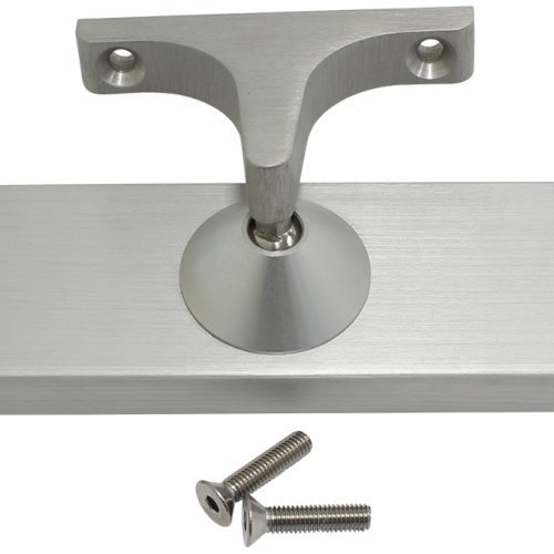 BILLET ALUM REARVIEW MIRROR SCREW ON BRUSHED FINISH EA