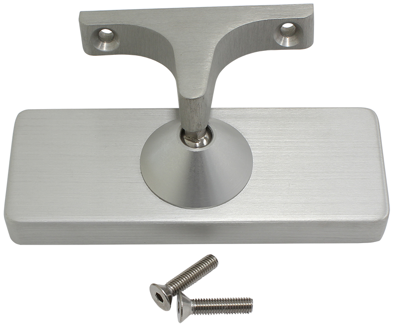 BILLET ALUM REARVIEW MIRROR SCREW ON BRUSHED FINISH EA