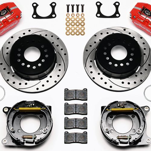 DUST BOOT PARK BRAKE KIT 12.19DRILLED, BIG FORD 2.36″ OS