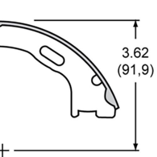 PARKING BRAKE SHOES (4)