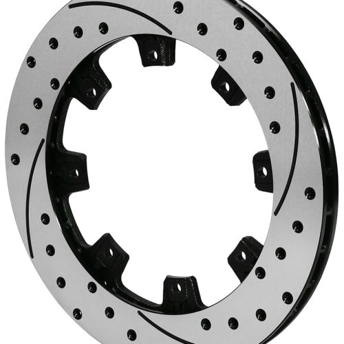SRP ROTOR RH DRILLED & SLOTTED12.19′ DIA .81″ WIDTH – BLACK
