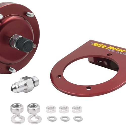 FUEL PRESSURE GAUGE ISOLATOR 0-15PSI, RED ANODIZED