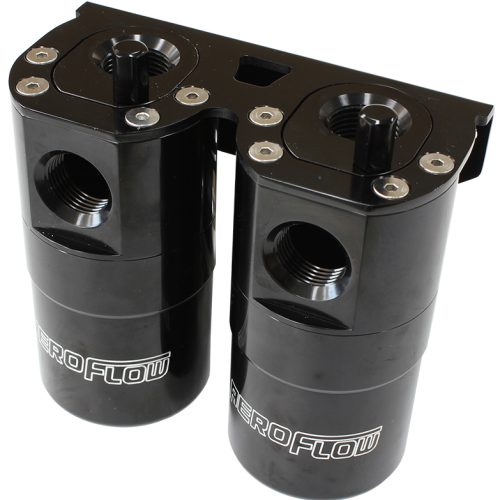 DUAL CATCH CAN -10ORB         AIR / OIL SEPARATOR DIESEL