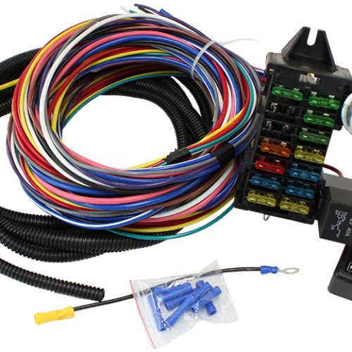 12 CIRCUIT UNIVERSAL WIRING HARNESS 14 FUSE 12V