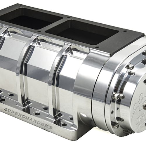 BLOWER 8-71 BILLET POLISHED   FRONT OFFSET BILLET HIGH HELIX